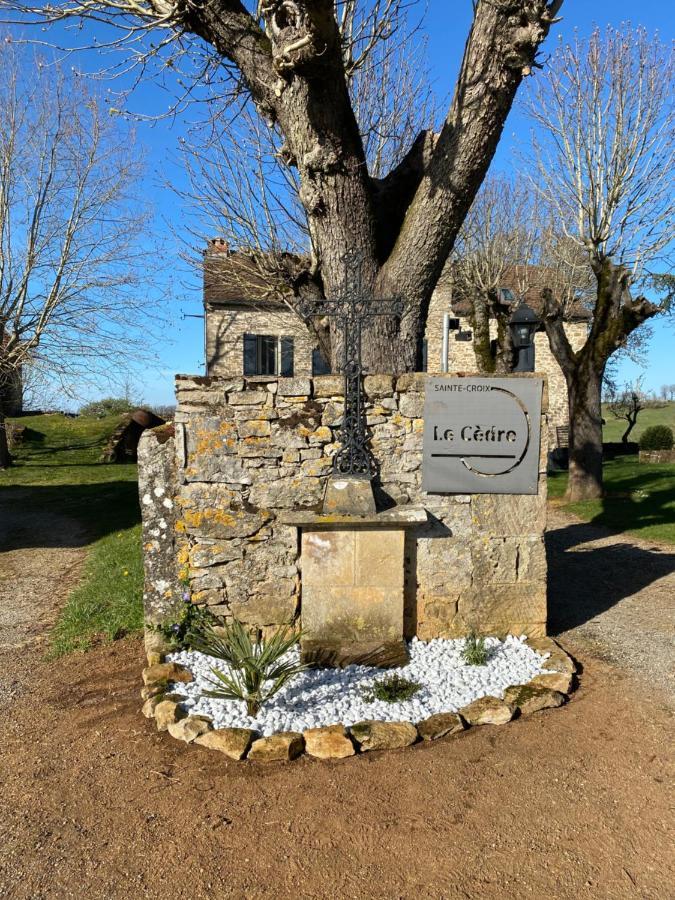 Chambres Et Table D'Hotes Le Cedre Aveyron Sainte-Croix  Eksteriør billede